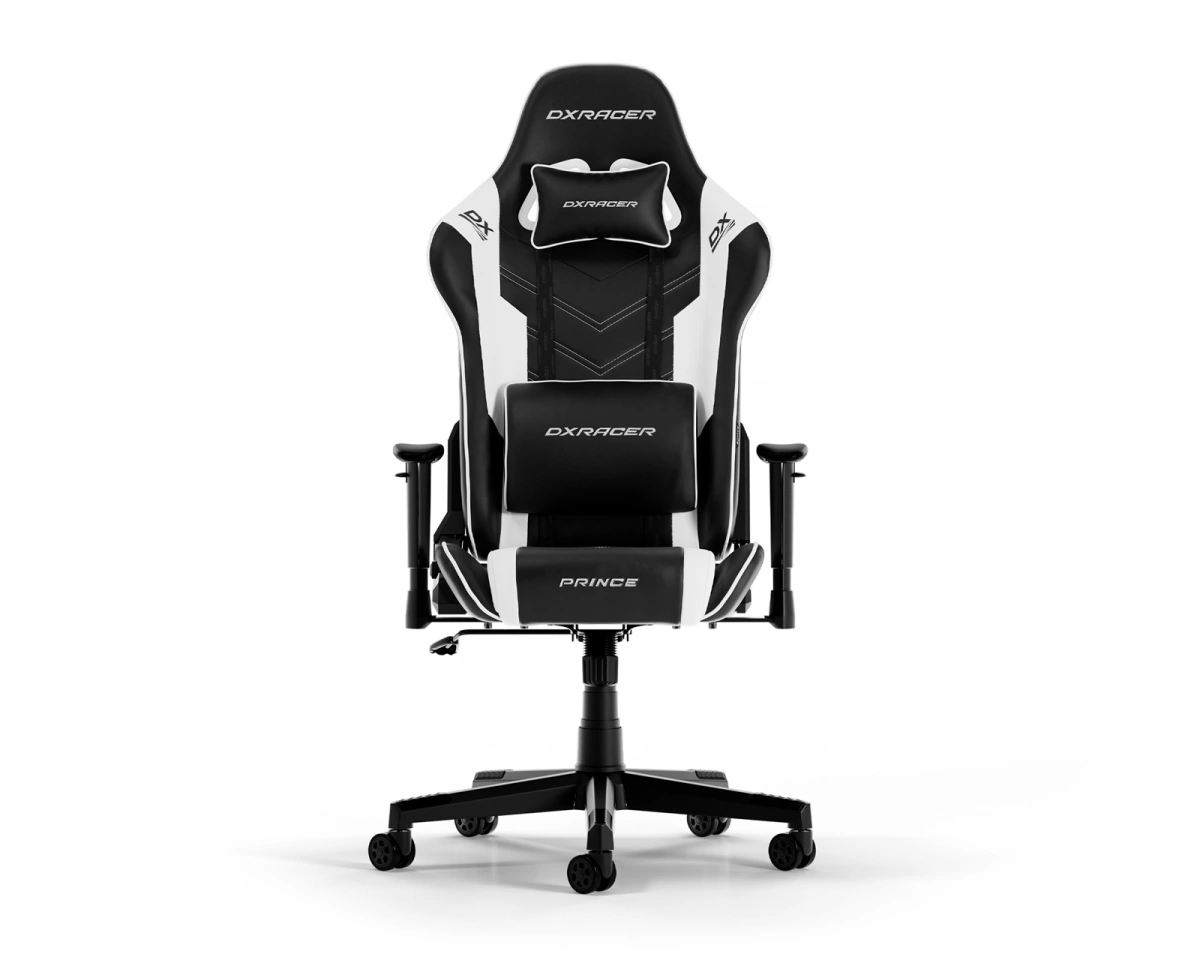 PRINCE L Black & White PVC Leather in the group Chairs / Prince Series at DXRacer Distribution Europe (38007)