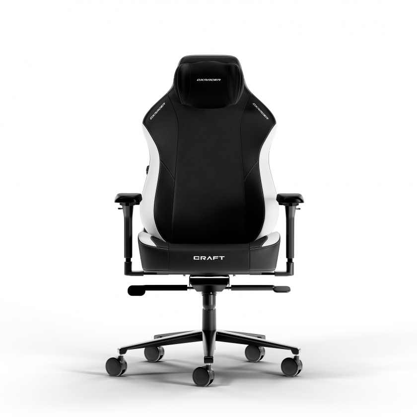 CRAFT XL Black & White EPU Leather in the group Chairs / Craft Series at DXRacer Distribution Europe (28101)