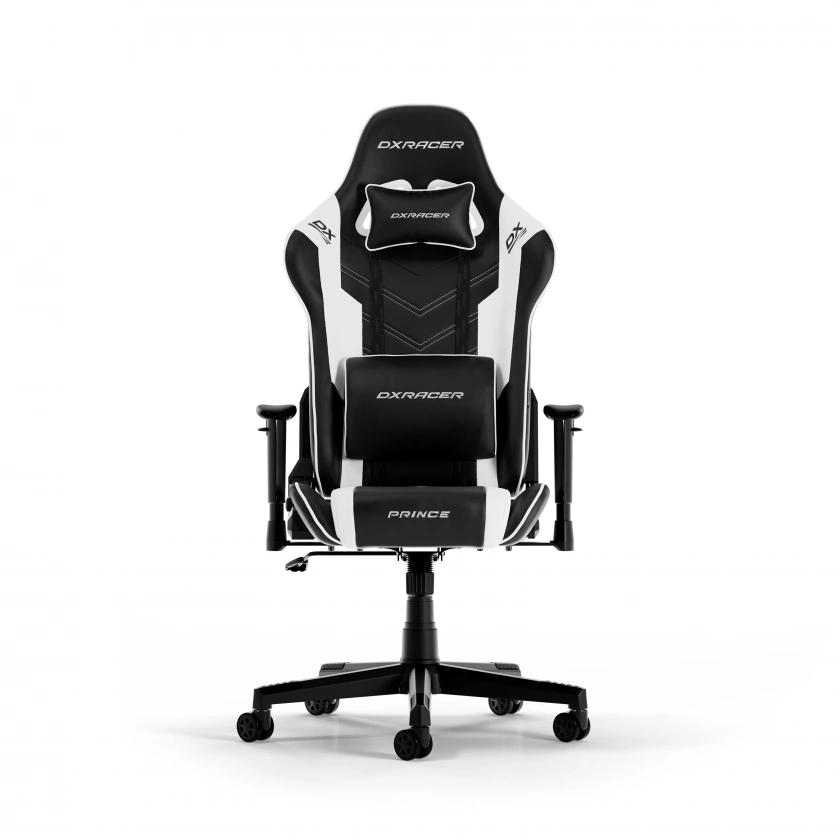 PRINCE L Black & White PVC Leather in the group Chairs / Prince Series at DXRacer Distribution Europe (38007)