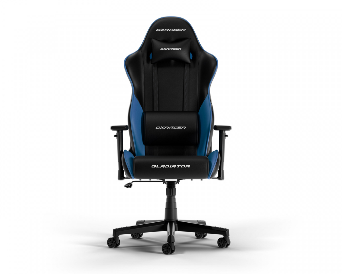 GLADIATOR L Black & Blue PVC Leather in the group Chairs / Gladiator Series at DXRacer Distribution Europe (28098)