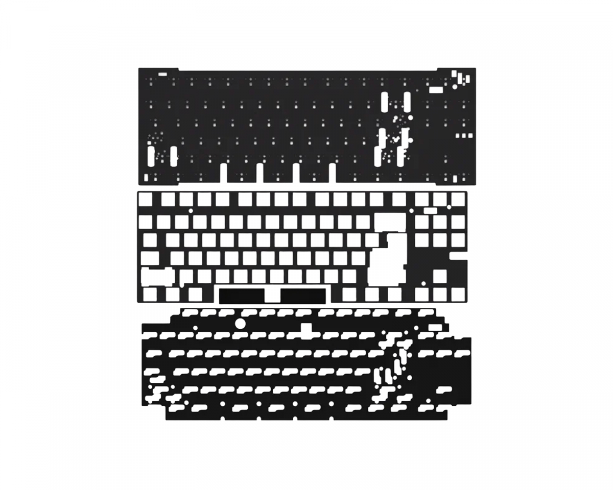 Zoom75 TIGA - Standard Dampening kit in the group Silencing Foam at DXRacer Distribution Europe (34679)