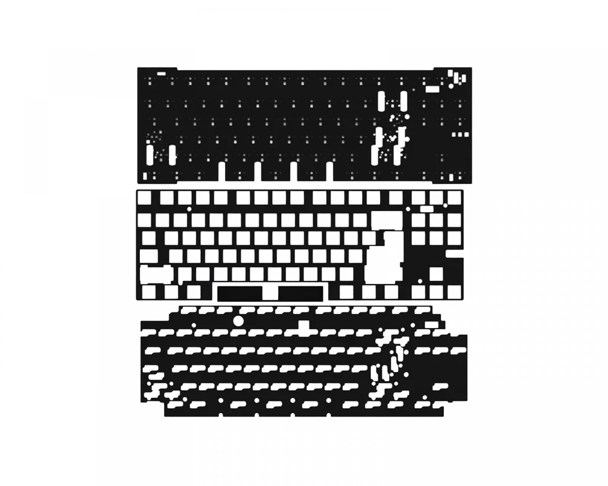 Zoom75 TIGA - Poron Dampening kit in the group Silencing Foam at DXRacer Distribution Europe (34681)