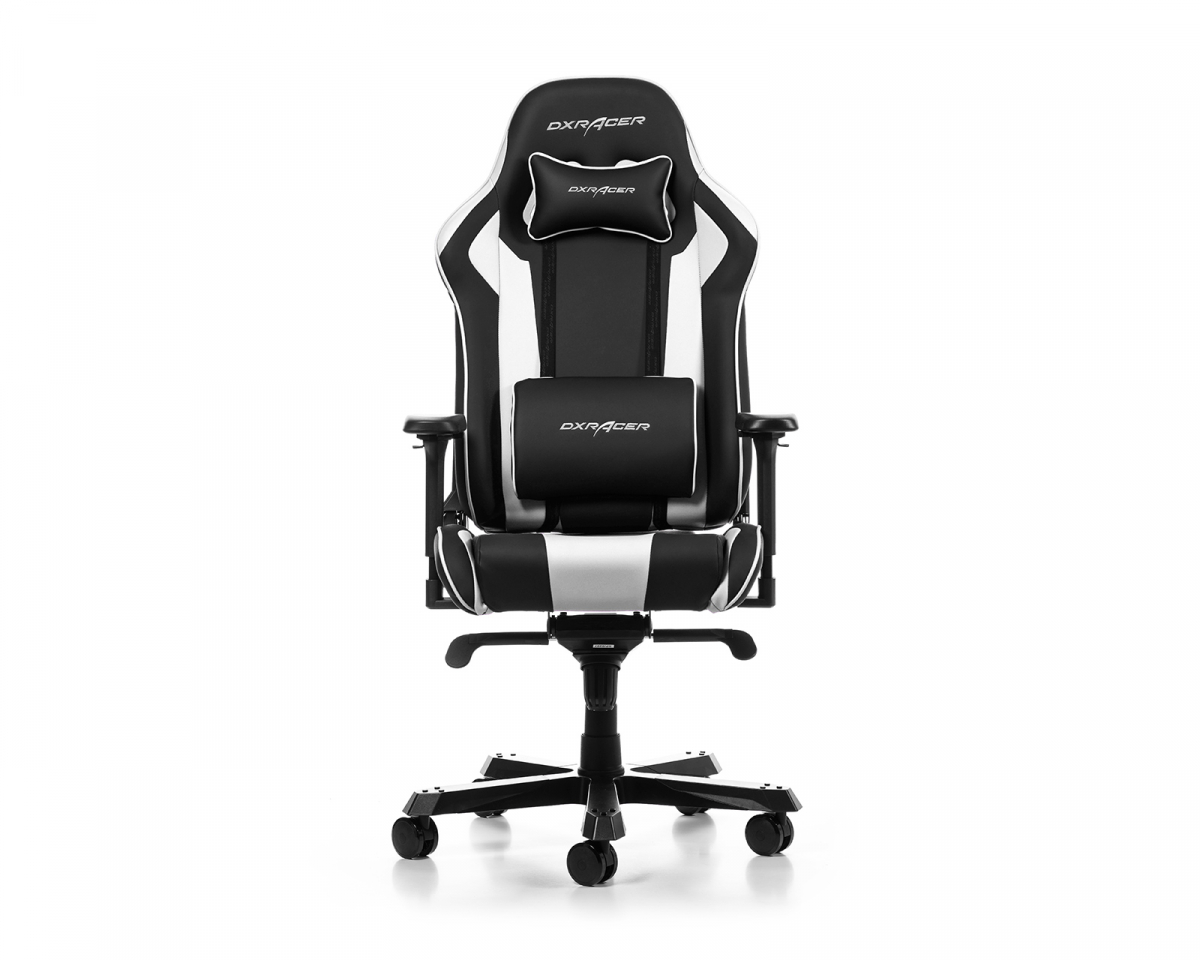 KING XL Black & White PVC Leather in the group Chairs / King Series at DXRacer Distribution Europe (38030)