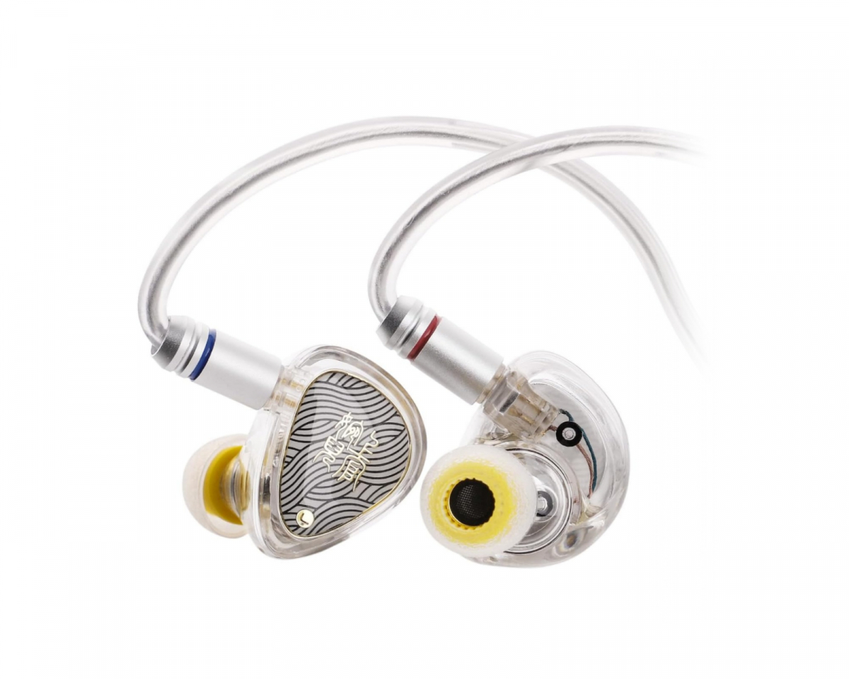 Wan'er S.G 2 IEM Headphones with Mic- 3.5mm - Clear White in the group  at DXRacer Distribution Europe (38427)