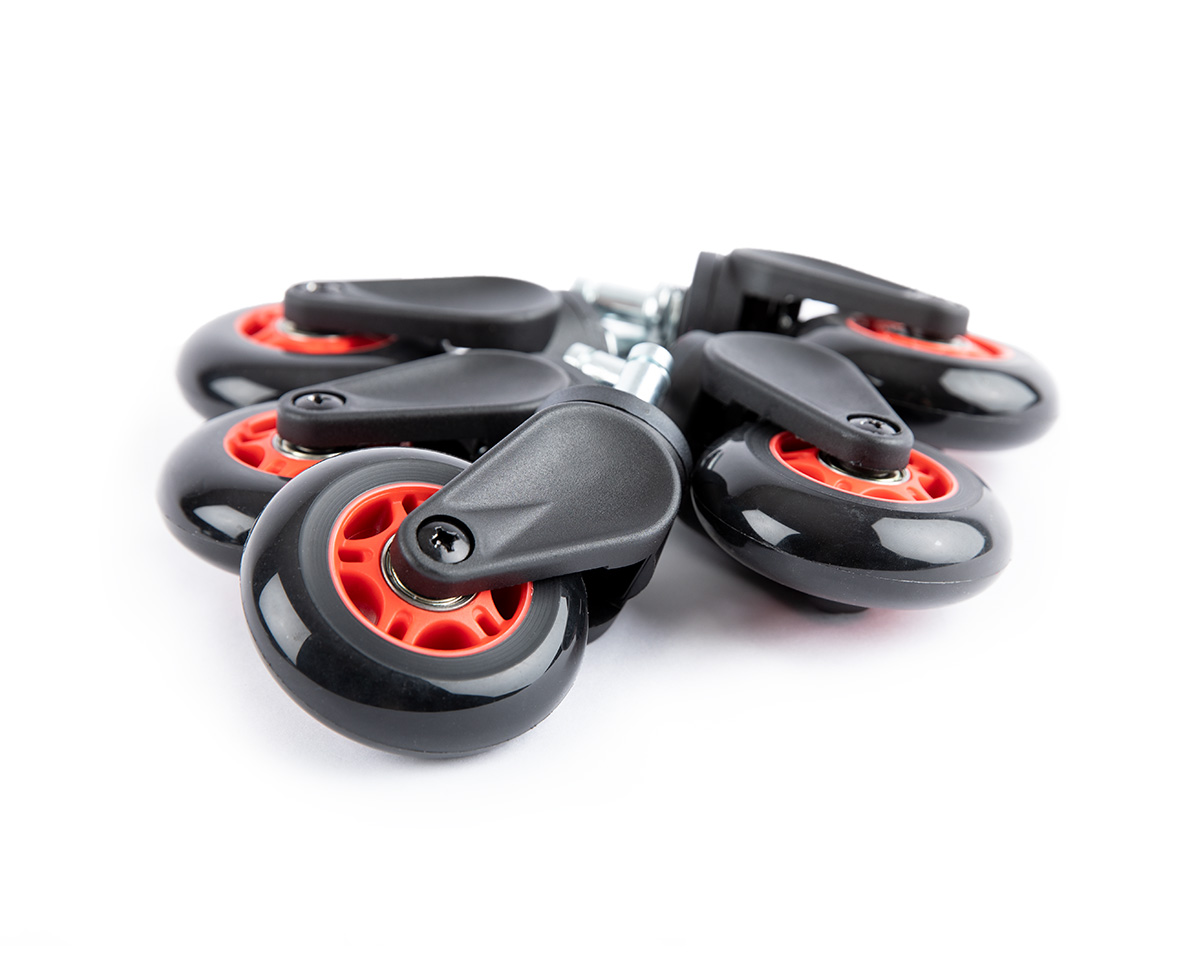 Blade Wheels Red in the group Accessories / Casters at DXRacer Distribution Europe (6028)
