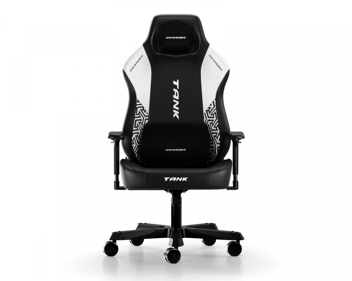 TANK Gaming Chair Black & White Armour EPU Leather XXL (DEMO) in the group  at DXRacer Distribution Europe (D34162)