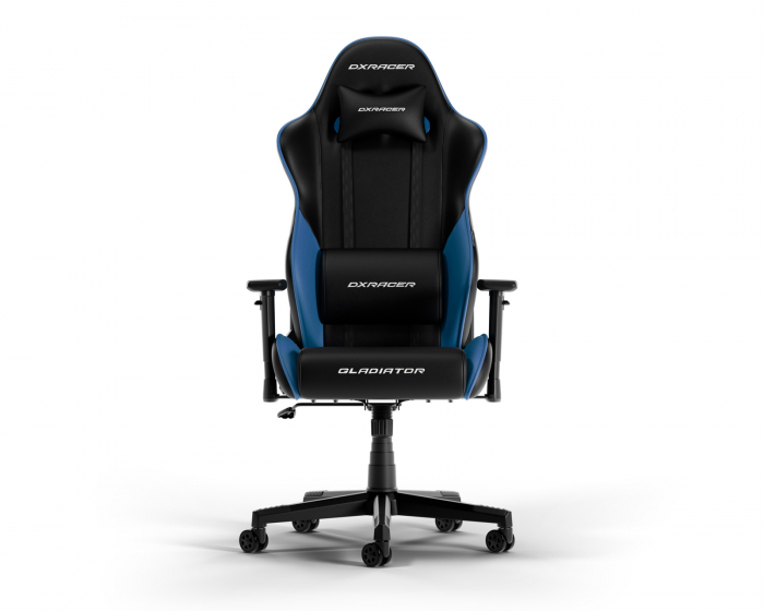 GLADIATOR L Black & Blue PVC Leather