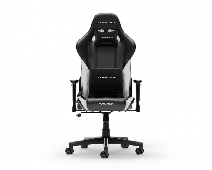 PRINCE Gaming Chair Black & White PVC Leather L