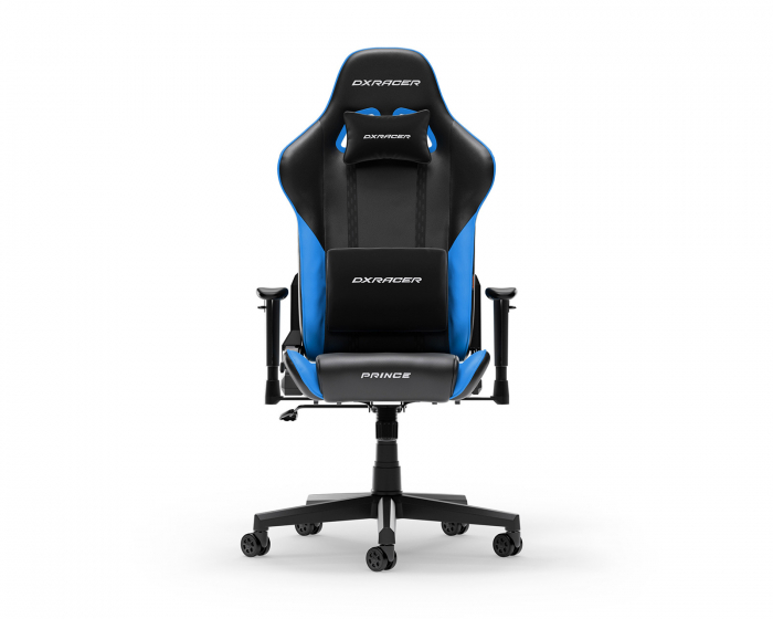 PRINCE Gaming Chair Black & Blue PVC Leather L