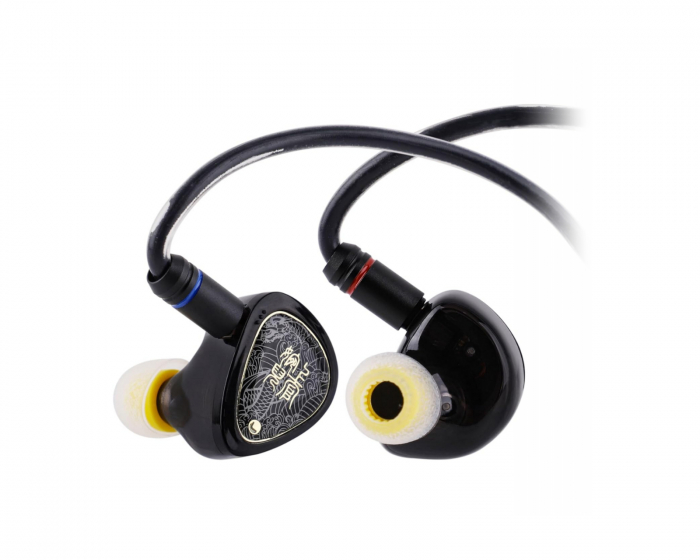Wan'er S.G 2 IEM Headphones with Mic- 3.5mm - Clear Black