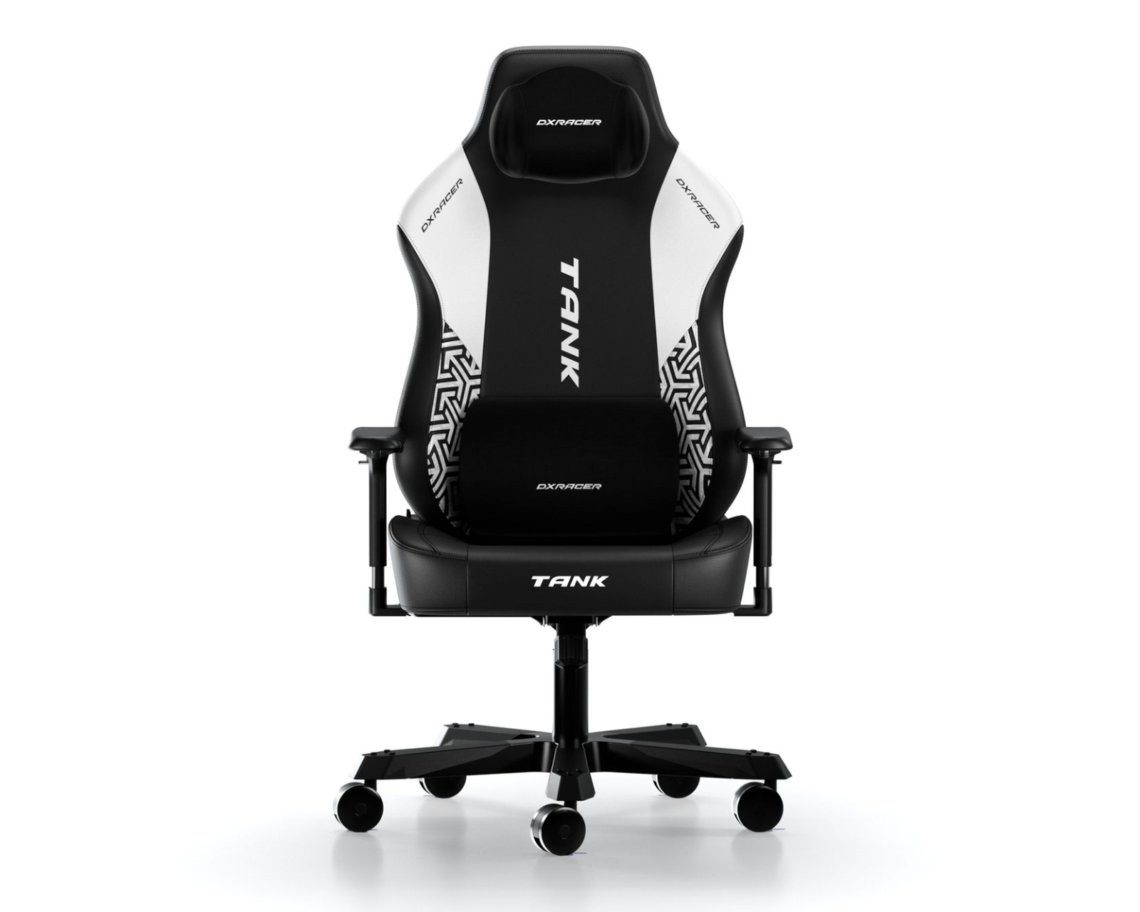 DXRacer TANK XXL Black & White Armour EPU Leather - DXRacer-Europe.com