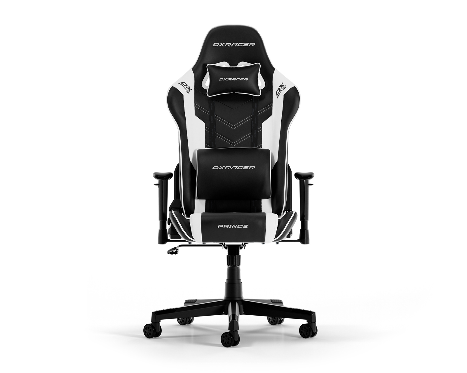 DXRacer PRINCE L Black White PVC Leather DXRacer Europe