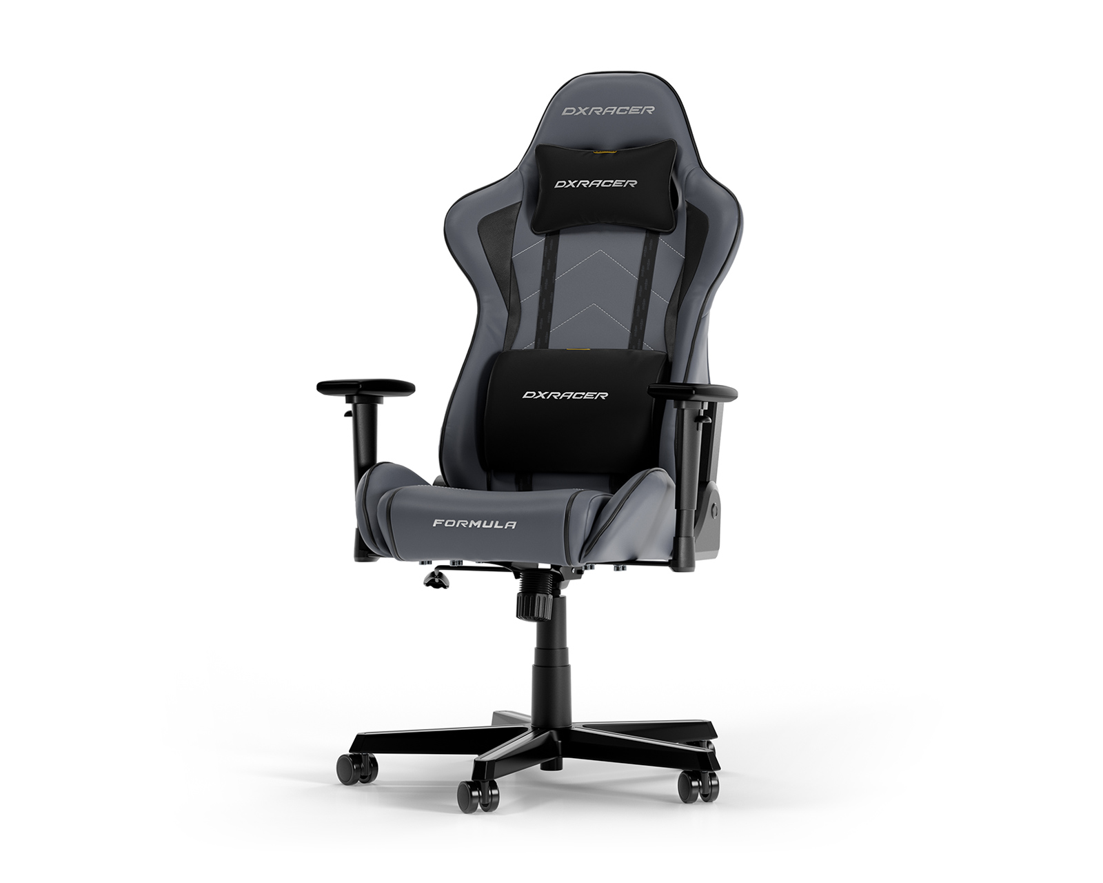 DXRacer FORMULA L Grey Black PVC Leather DXRacer Europe