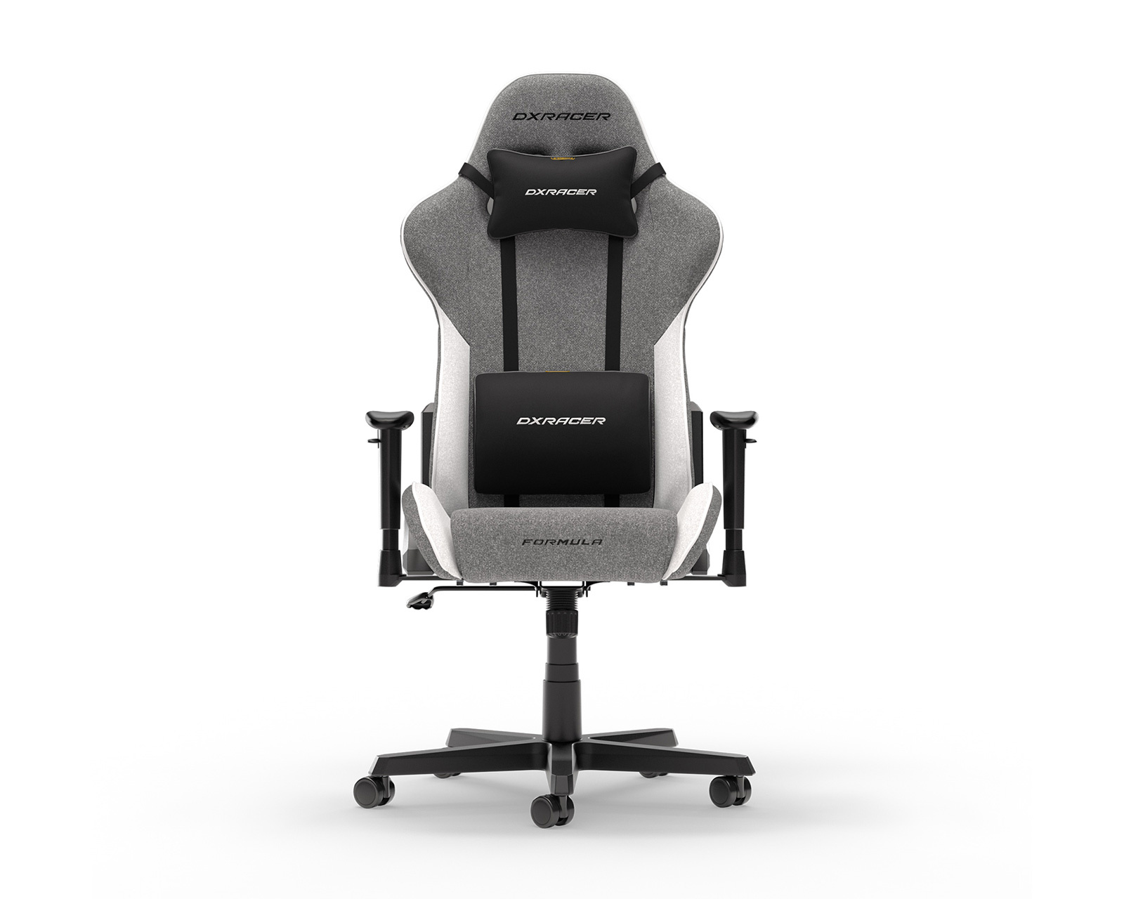 FORMULA Gaming Chair Grey & White Fabric  L FORMULA Gaming Chair Grey & White Fabric  L