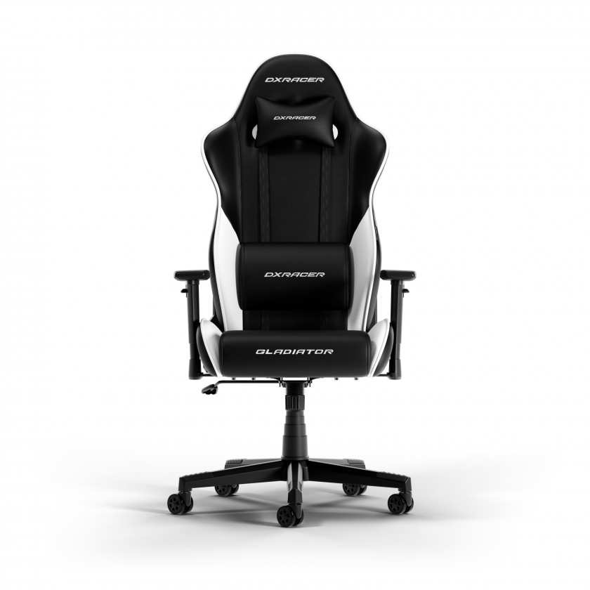 GLADIATOR L Black & White PVC Leather in the group Chairs / Gladiator Series at DXRacer Distribution Europe (28096)