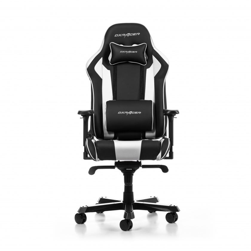KING XL Black & White PVC Leather in the group Chairs / King Series at DXRacer Distribution Europe (38030)